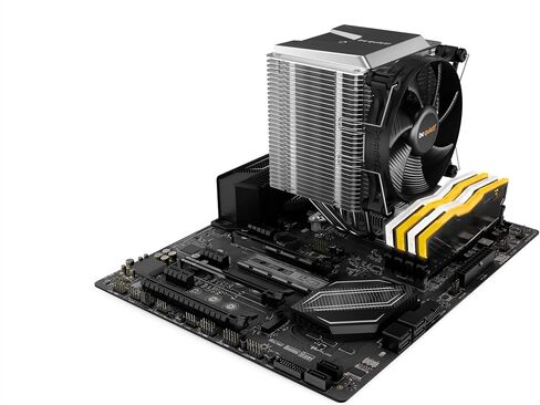 كن هادئاً! مبرد وحدة المعالجة المركزية Shadow Rock TF 2 160W TDP | متوافق مع إنتل 775 / 115x / 1200/1366 / 2011(-3) مربع ILM / 2066 | متوافق مع AMD AM2 / AM3 / AM4 / FM1 / FM2 | أسود | BK003 in Kuwait