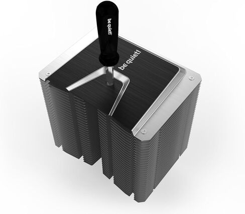 كن هادئاً! مبرد وحدة المعالجة المركزية Shadow Rock TF 2 160W TDP | متوافق مع إنتل 775 / 115x / 1200/1366 / 2011(-3) مربع ILM / 2066 | متوافق مع AMD AM2 / AM3 / AM4 / FM1 / FM2 | أسود | BK003 in Kuwait