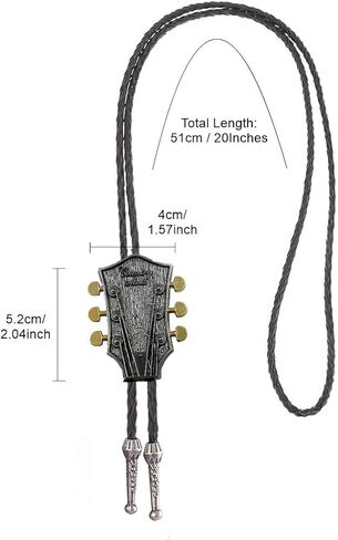 Joxevyia Bolo Tie for Men Southwestern Cowboy Bear Claw Bolo Ties Womens Rodeo Leather Necktie Vintage Bolo Necklace for Boys Western Gift for Him in Saudi Arabia