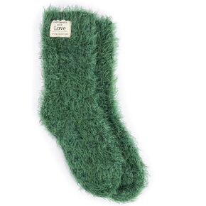 DEMDACO Fuzzy Women's One Size Polyester Blend Crew Style Gift Boxed Giving Socks