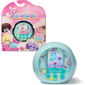 Punirunes, Interactive Digital Toy with 55 Squishy Characters Inside, Reacts to Touch, Color Display, Kids Toys for Ages 5 and up