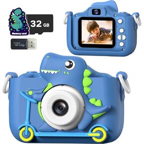 Kids Camera Toys,Children Digital Video Camera Gift for Girls Boys 3-12 Age Kids,Chritmas Birthday Festival Present for 3 4 5 6 7 8 9 10 11 12 Year Old Toddler Child (Green)