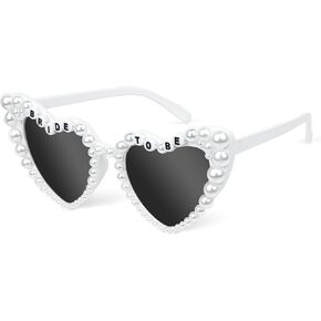 نظارات شمسية للعروس، نظارات شمسية لحفلات العزوبية، زينة الخطوبة، ملحقات دش الزفاف، نظارات شمسية على شكل قلب الحب، هدية للعروس in Kuwait