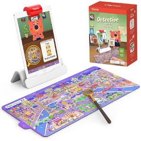 Osmo - مجموعة أدوات المحققين المبتدئين لأجهزة iPad، اللعب التظاهري، لعبة لوحة المباحث، ألعاب غامضة، ألعاب تعليمية للأطفال من عمر 5 إلى 11 عامًا، ألعاب غامضة، لعبة محقق، ألغاز للأطفال، ألعاب الذاكرة، العلوم والتكنولوجيا والهندسة والرياضيات