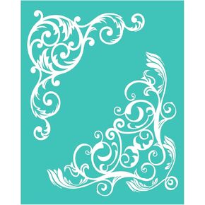BAOFALI Dandelion Silkscreen Stencil,Reusable Self-Adhesive Silk Screen Printing, for Decor/Printing on Wood/Fabric/Wall/Cup/Plate/Glass/Paper, Home Christmas Decorations Pattern (8.5x11inch)