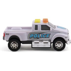Toughest Minis 5" Sheriff Cruiser Truck Toy w/Lights & Sounds, Realistic Design & Batteries Included - Age 3+