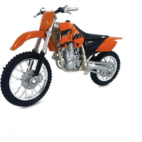 Welly Die Cast Motorcycle Orange KTM 450 SX Racing, 1:18 Scale for Unisex Adult