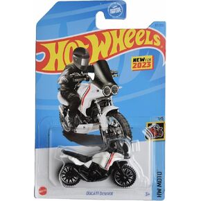 Hot Wheels Ducati DesertX, HW Moto 1/5 [White/Black] 67/250