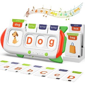 Talking Flash Cards for Toddler 1 2 3 4 Year Olds, Language Learning Toys, Pocket Speech Therapy Toys, Autism Toys, Montessori Toys with 224 Words, Children's Sensory Educational Toys