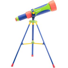لعبة GeoSafari Jr. My First Telescope، لعبة العلوم والتكنولوجيا والهندسة والرياضيات، للأولاد والبنات من عمر 4 سنوات فما فوق.