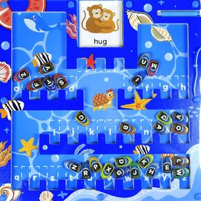 Magnetic Alphabet Maze Letter Puzzle, Magnet Montessori Toys, Alphabet Learning, Magnet Puzzle,Sensory Toys,Fine Motor Skills Toys for Boys and Girls, Educational Preschool Toys