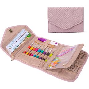 Crochet Hook Case - Foldable Organizer - Knitting & Crochet Supplies Accessory