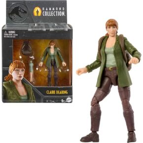 Mattel Jurassic World Hammond Collection Character Action Figure, Claire Dearing Articulated Collectible Toy in 3.75-inch Scale