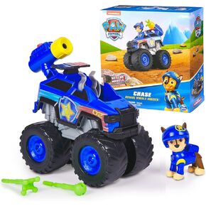 Paw Patrol: Rescue Wheels Chase’s Cruiser, Toy Truck with Projectile Launcher and Collectible Action Figure, Kids Toys for Boys & Girls Ages 3 and up