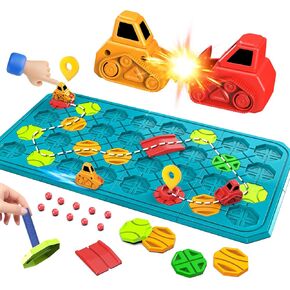 Stem Board Games Toys,Montessori Logic Puzzles Toys for Kids,Road Builder Educational Learning Brain Teasers Toys for Kids Ages 3-8 Year Old