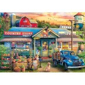 Buffalo Games - Eduard - Farm Sale - 500 Piece Jigsaw Puzzle for Adults Challenging Puzzle Perfect for Game Nights - Finished Puzzle Size is 21.25 x 15.00