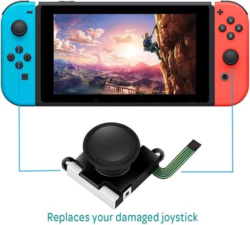 Switch Joystick joycon Replacement Gulikit for Switch, No Drift Hall Electromagnetic Joy-Con Joysitck with Hall Effect Sensor for Nintendo Switch/OLED/Lite in Saudi Arabia