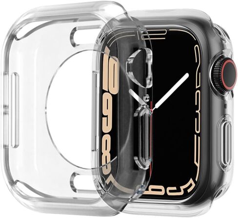 BOTOMALL Compatible with Apple Watch Bumper Case 46mm Series 11/10 Soft Flexible TPU Thin Lightweight Protective Cover for iWatch [NO Front Screen Protector] in Kuwait
