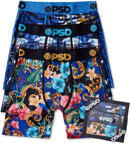 بوكسر رجالي PSD Rich Drip 3-Pack، متعدد، S in Kuwait