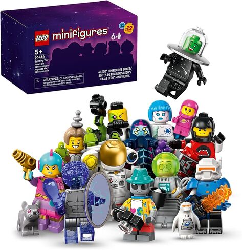 LEGO Minifigures Series 26 Space 6 Pack, Multi Pack of Collectible Minifigures for Kids, Sci-Fi Toy Building Set for Independent Play, Gift Idea for Boys and Girls Aged 5 Years Old and Up, 66764 in Saudi Arabia