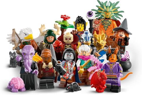 LEGO Minifigures Dungeons & Dragons 6 Pack, Collectible Toy Figures Including Tiefling Sorcerer and Gith Warlock, Party Favors for Kids or Adult Fans, Halloween Toy Gift Idea, 66765 in Saudi Arabia
