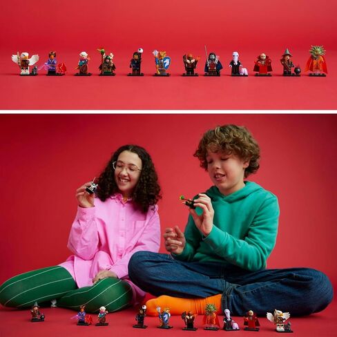 LEGO Minifigures Dungeons & Dragons 6 Pack, Collectible Toy Figures Including Tiefling Sorcerer and Gith Warlock, Party Favors for Kids or Adult Fans, Halloween Toy Gift Idea, 66765 in Saudi Arabia