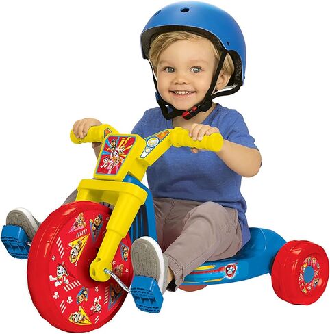 Paw Patrol Ride-On 10" Fly Wheel Junior Cruiser Tricycle with Sounds -Toddler Bike Trike, Ages 2-4 in Saudi Arabia