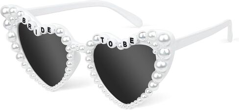 نظارات شمسية للعروس، نظارات شمسية لحفلات العزوبية، زينة الخطوبة، ملحقات دش الزفاف، نظارات شمسية على شكل قلب الحب، هدية للعروس in Kuwait