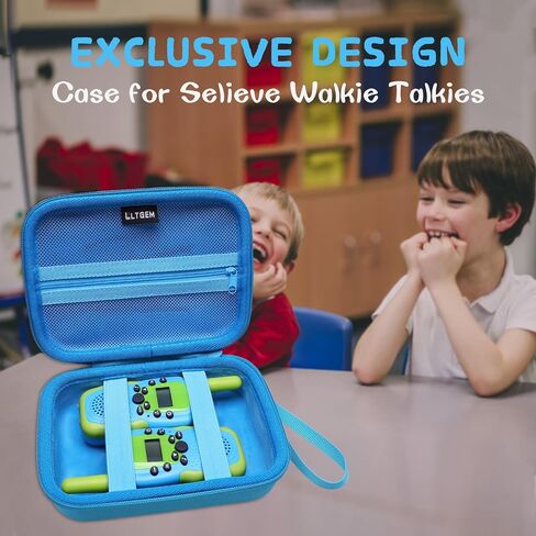 LTGEM Hard Travel Case for Selieve Walkie Talkies for Kids - Protective Carrying Case Bag(Inside: 6.8" x 4.6" x 4.4"), Case Only in Saudi Arabia