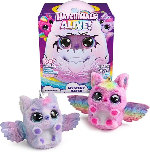 Hatchimals Alive, Mystery Hatch Draggle, Surprise Interactive Toy & Egg with Mist, Lights & Sounds (Styles May Vary), Kids Toys for Girls & Boys in Saudi Arabia