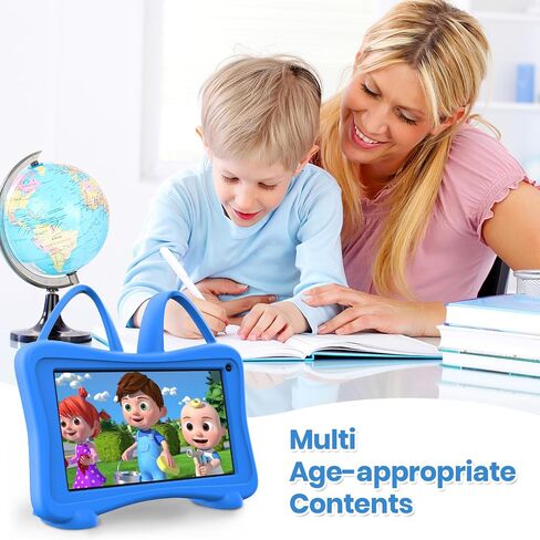 Kids Tablet 7 Toddler Tablet for Kids, Tablet for Toddlers Learning Tablet with WiFi, YouTube, Dual Camera, Touch Screen, Parental Control, Child Tablet for Boys Girls in Kuwait