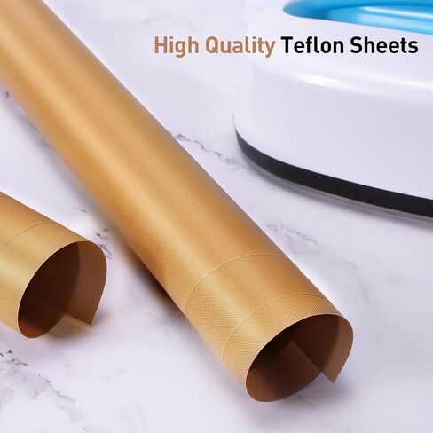 Cybrixus 3 Pack 12 x 16" Teflon Sheets Non Stick PTFE Teflon Sheet Reusable Teflon Paper Heat Resistant Teflon Mat for Heat Press in Saudi Arabia