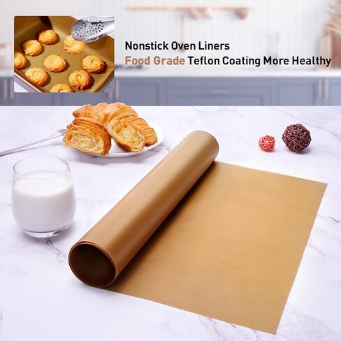 Cybrixus 3 Pack 12 x 16" Teflon Sheets Non Stick PTFE Teflon Sheet Reusable Teflon Paper Heat Resistant Teflon Mat for Heat Press in Saudi Arabia