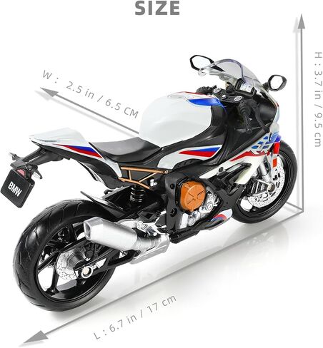 1/12 مقياس YAMAAHA 1000R نموذج دراجة نارية لعبة صغيرة سبيكة معدنية دييكاست نموذج دراجة نارية أسود نموذج دراجة نارية لعبة سباق الدراجات النارية الرياضية نموذج مجموعة هدية للرجال طفل صبي (YZF-R1M) in Saudi Arabia