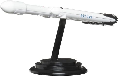 Matchbox Collectible Die-Cast Metal Sky Busters Inspired by SpaceX Falcon Heavy Rocket - HHT44 ~ White Super Heavy Lift Rocket ~ Includes Playmat in Saudi Arabia