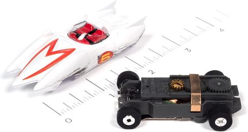 Auto World Thunderjet Speed ​​Racer - Mach 5 (السباق البالي) سيارة بفتحة بمقياس HO in Kuwait