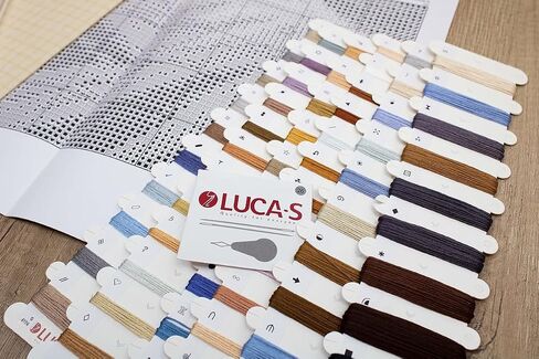 مجموعة Lucas-S Needlepoint (نصف غرز متقاطعة)، مجموعة ذهبية - سانت ماري والطفل، G617 in Saudi Arabia