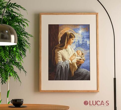 مجموعة Lucas-S Needlepoint (نصف غرز متقاطعة)، مجموعة ذهبية - سانت ماري والطفل، G617 in Saudi Arabia