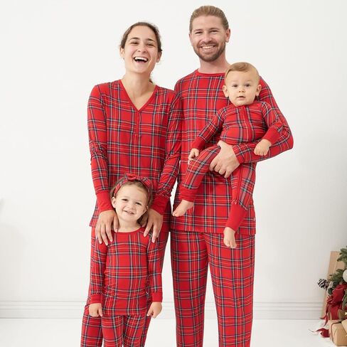 بيجامة نسائية من Little Sleepies Viscose from Bamboo - بيجامة ناعمة بأزرار من Henley، ملائمة للرضاعة، بيجامة نسائية in Kuwait