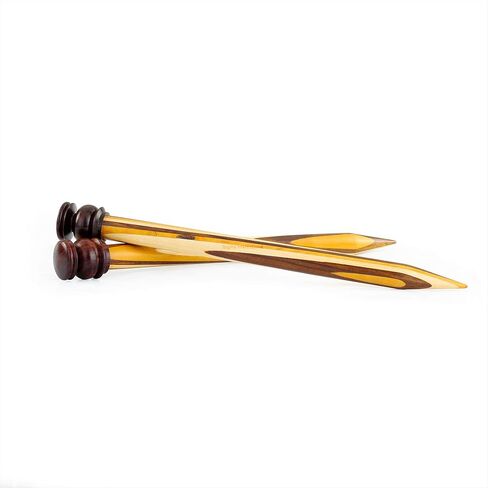 Rosewood & Maple Candy Premium Knitting Needles | Crochet & Notions Yarn Knitting Needles | Nagina International (US Size 8-5mm) in Saudi Arabia