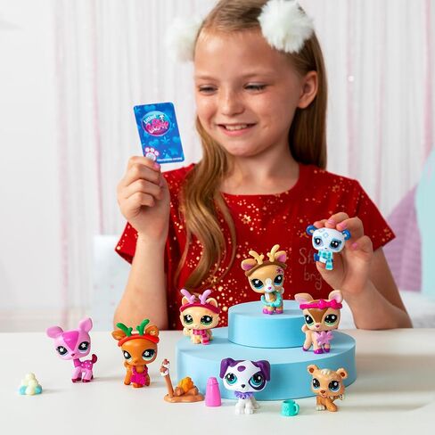 Littlest Pet Shop - تقويم Advent 2024 - LPS Gen 7، شخصيات غامضة أصلية، لعبة Kidult مفاجأة قابلة للتجميع، للفتيات والأولاد والأطفال والمراهقين من عمر 4 سنوات فما فوق. in Kuwait