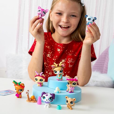 Littlest Pet Shop - تقويم Advent 2024 - LPS Gen 7، شخصيات غامضة أصلية، لعبة Kidult مفاجأة قابلة للتجميع، للفتيات والأولاد والأطفال والمراهقين من عمر 4 سنوات فما فوق. in Kuwait