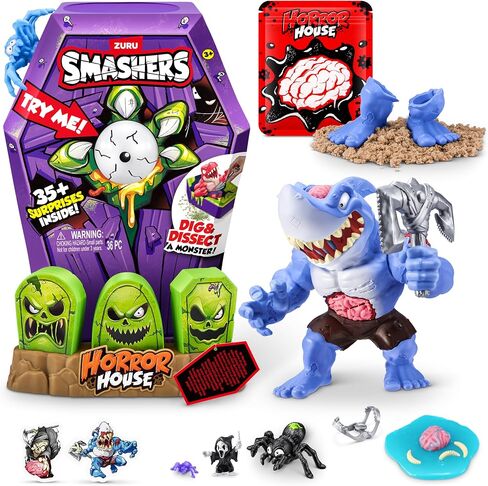 Smashers Mega Horror House (Green) by ZURU, Interactive Toy, Collectable Toy for Kids and Teens in Kuwait