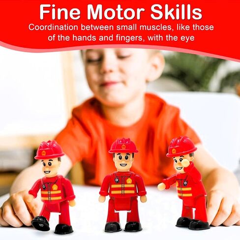 Funerica Construction Workers Toy Figurines - Miniature People - 4-Pack in Saudi Arabia