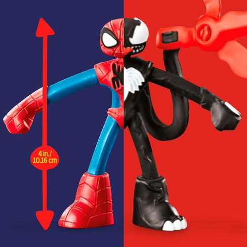 Play-Doh Marvel Spider-Man Launch & Slice Battle Playset with 2 Bendy Action Figures and 7 Accessories, Imagination Toys for Boys & Girls 4 Years & Up in Saudi Arabia
