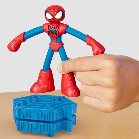 Play-Doh Marvel Spider-Man Launch & Slice Battle Playset with 2 Bendy Action Figures and 7 Accessories, Imagination Toys for Boys & Girls 4 Years & Up in Saudi Arabia
