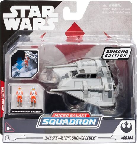 STAR WARS Micro Galaxy Squadron Luke Skywalker’s Snowspeeder (Armada Edition) - 5-Inch Vehicle with Two 1-Inch Micro Figure Accessories in Saudi Arabia