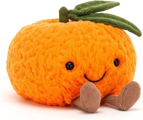 Jellycat Amuseables Clementine Stuffed Toy, Small 5 inches | Fruit Plush | Fun Gift Idea in Kuwait