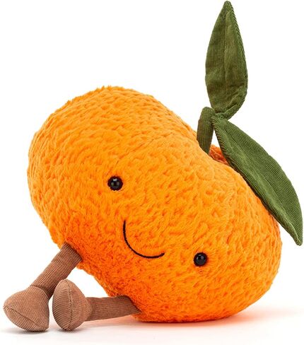 Jellycat Amuseables Clementine Stuffed Toy, Small 5 inches | Fruit Plush | Fun Gift Idea in Kuwait
