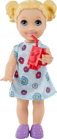 Barbie Teacher Doll (Blonde), Toddler Doll (Brunette), Flip Board, Laptop, Backpack, Toddler Desk, Pet Turtle, For Ages 3 Years Old & Up in Kuwait